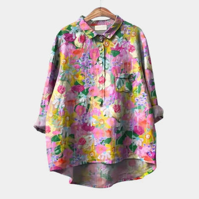 SOFIA | Oversized Floral Blouse