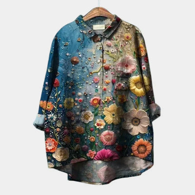 SOFIA | Oversized Floral Blouse