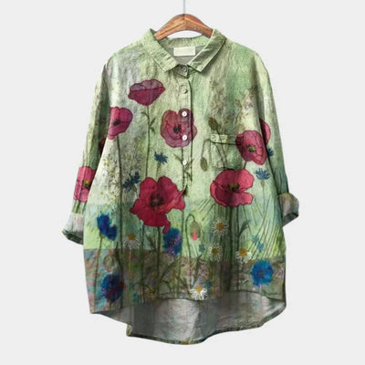 SOFIA | Oversized Floral Blouse