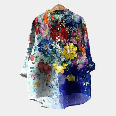 SOFIA | Oversized Floral Blouse