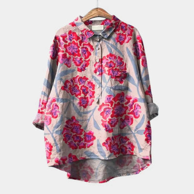 SOFIA | Oversized Floral Blouse