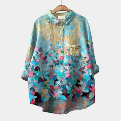 ELISABETTA | Oversized Floral Blouse